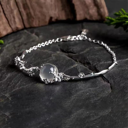 Vintage Bracelet with Flower Branch