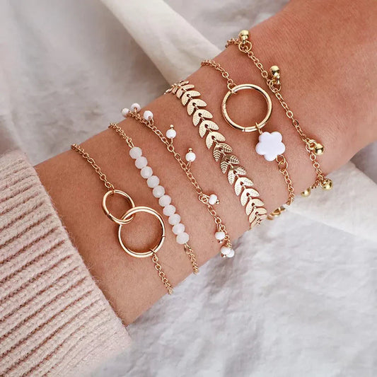 Set of Bohemian Bracelets