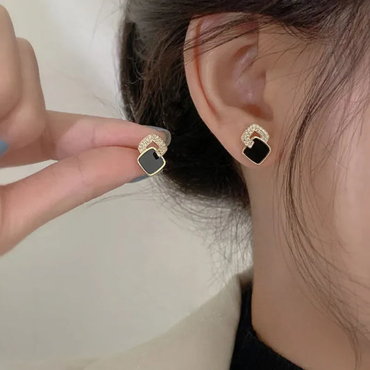 Vintage Onyx Earrings