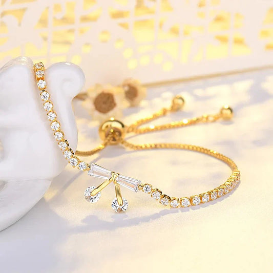 Adjustable Vintage Sparkling Crystal Bracelet